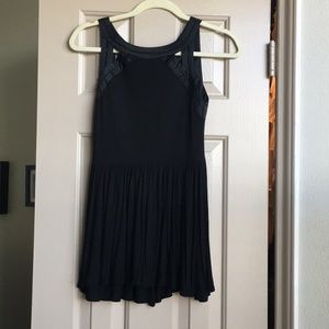 Silence + Noise black cutout dress